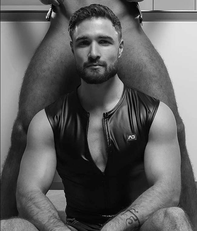Addicted Addicted Fetish Collection Zip Front Shirt
